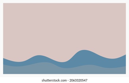 Abstract trendy wavy background vector