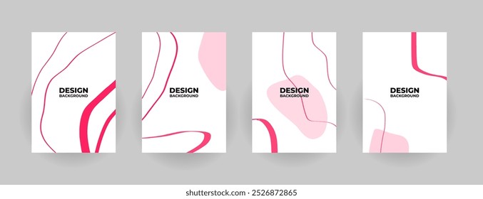 Abstract trendy wavy universal artistic background templates. Good for cover, invitation, banner, placard, brochure, poster, card, ui, flyer and other.