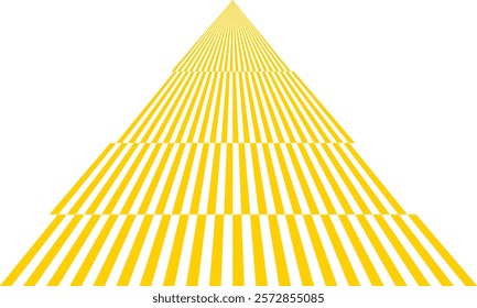 abstract trendy yellow irregular line triangle pattern perfect for background.