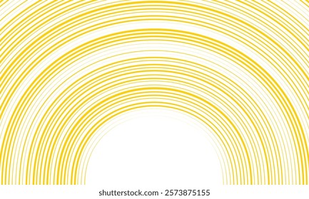 abstract trendy yellow tweak line circle pattern perfect for background.