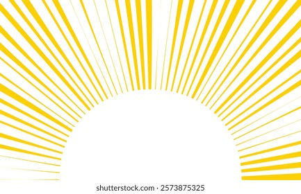 abstract trendy yellow tweak line arc pattern perfect for background.