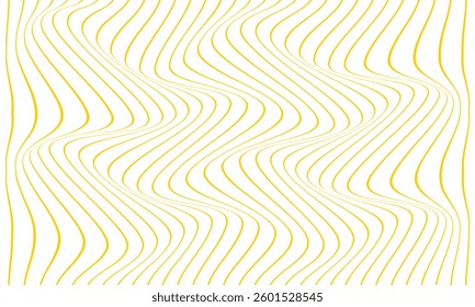 abstract trendy yellow vertical wave line pattern perfect for background.