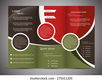 Abstract Tri Fold Brochure