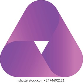 
Abstract Triangle 3D Optical Illusion Geometry, Gradient 3d logo art eps 10.