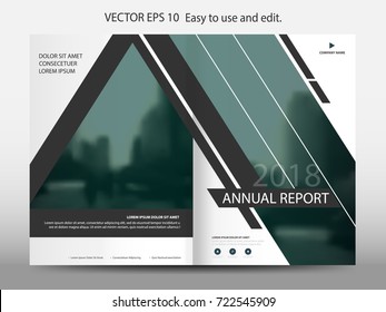 Abstract triangle annual report Brochure design template vector. Business Flyers infographic magazine poster.Abstract layout template ,Book Cover presentation portfolio