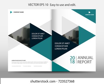 Abstract triangle annual report Brochure design template vector. Business Flyers infographic magazine poster.Abstract layout template ,Book Cover presentation portfolio