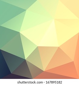 Abstract triangle art