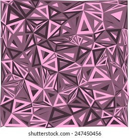 Abstract triangle art