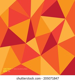 Abstract triangle art in the colors - eps10