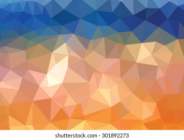 Abstract triangle art - eps10