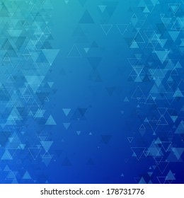 Abstract triangle background