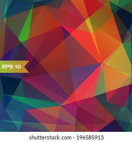 Abstract triangle background