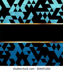 Abstract triangle background