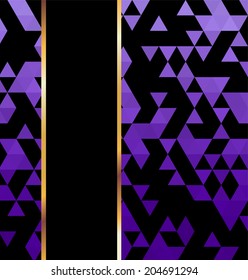 Abstract triangle background