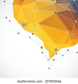 Abstract triangle background