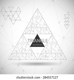 Abstract triangle background