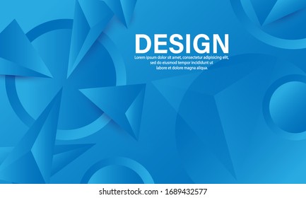 Abstract Triangle Background. 3D Triangles. Modern Wallpaper.