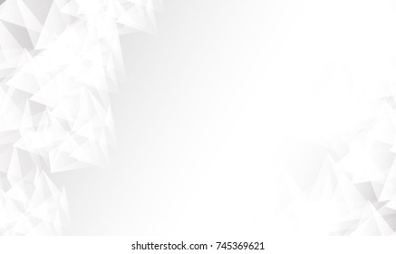 Abstract Triangle Background. 3D Triangles. Vector illustration