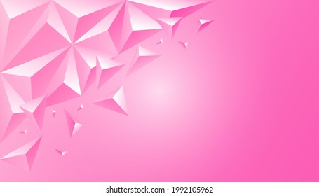 Abstract Triangle Background. 3D Triangle background. Abstract Triangular 3d Background. Vector illustration.