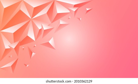 Abstract Triangle Background. 3D Triangle background. Abstract Triangular 3d Background. Vector illustration.
