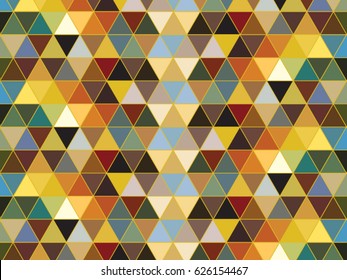 Abstract triangle background baroque vintage tone color