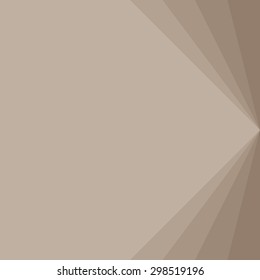 Abstract triangle background with brown color tone and space, vector illustration