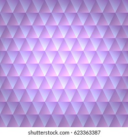 Abstract triangle background. Color purple.