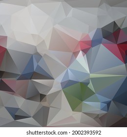 Abstract Triangle Background. Colorful gradient mosaic backdrop. Geometric hipster triangular background, vector. Modern Wallpaper. 