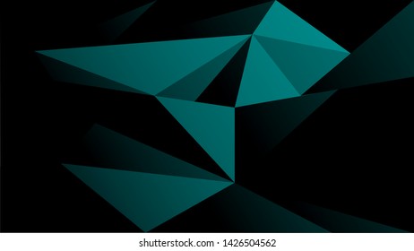 Abstract triangle background with dark blue pattern