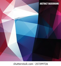 Abstract triangle background for design