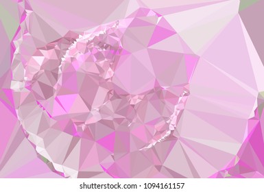 Abstract triangle background.  Design element for book covers, presentations layouts, title and page templates. Low polygonal. Vector clip art.