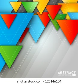 Abstract Triangle Background - EPS10 Vector Design Concept
