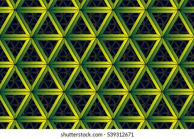 Abstract triangle background. Geometrical background with gradient and 3d effect. Stock vector. eps10