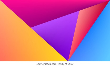 ABSTRACT TRIANGLE BACKGROUND GRADIENT MESH SMOOTH LIQUID COLORFUL BLURRED DESIGN VECTOR TEMPLATE GOOD FOR MODERN WEBSITE, WALLPAPER, COVER DESIGN 