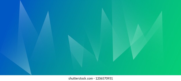 abstract triangle background, horizontal banner.