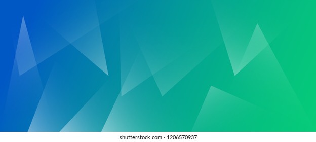 abstract triangle background, horizontal banner.