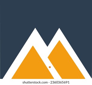 Abstract triangle background logo concept icon