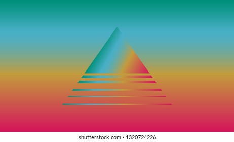 Abstract Triangle Background. Modern Wallpaper. Vector illustration
