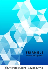 Abstract Triangle Background. Modern Wallpaper. Vector illustration - Vector