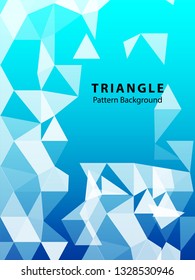 Abstract Triangle Background. Modern Wallpaper. Vector illustration - Vector