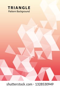 Abstract Triangle Background. Modern Wallpaper. Vector illustration - Vector