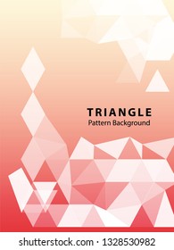 Abstract Triangle Background. Modern Wallpaper. Vector illustration - Vector