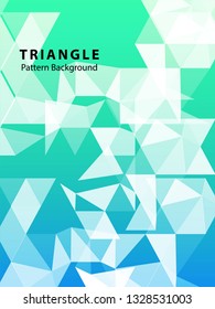 Abstract Triangle Background. Modern Wallpaper. Vector illustration - Vector
