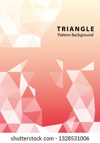Abstract Triangle Background. Modern Wallpaper. Vector illustration - Vector