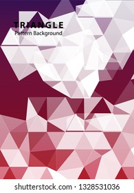Abstract Triangle Background. Modern Wallpaper. Vector illustration - Vector
