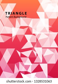 Abstract Triangle Background. Modern Wallpaper. Vector illustration - Vector