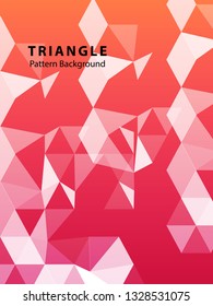 Abstract Triangle Background. Modern Wallpaper. Vector illustration - Vector