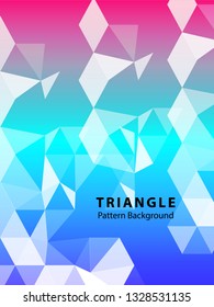 Abstract Triangle Background. Modern Wallpaper. Vector illustration - Vector