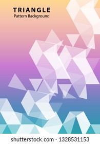 Abstract Triangle Background. Modern Wallpaper. Vector illustration - Vector