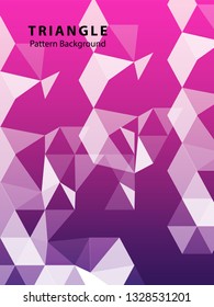 Abstract Triangle Background. Modern Wallpaper. Vector illustration - Vector